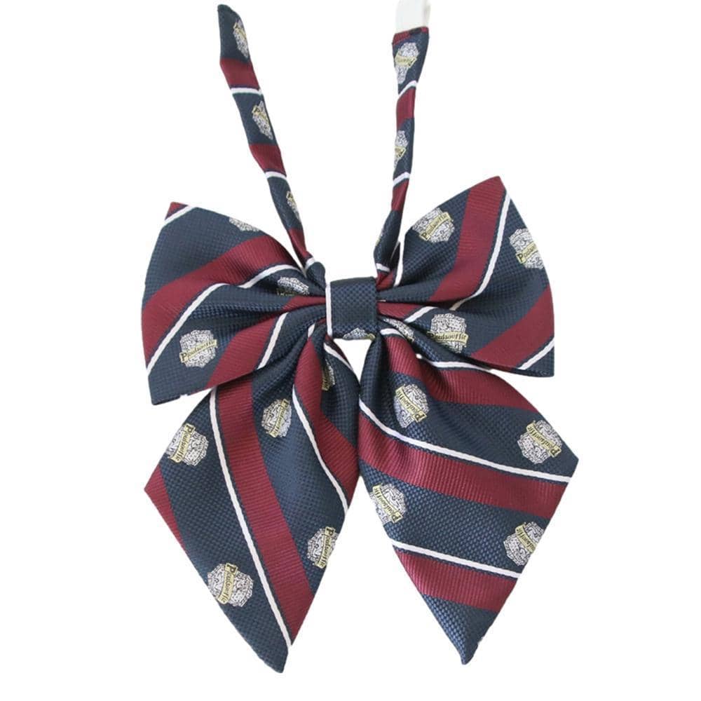 Checkered Sailor Collar Bow Tie for Women's School Uniform - Style K07
