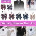 Checkered Sailor Collar Bow Tie for Women's School Uniform - Style K08 - view 5