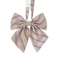 Checkered Sailor Collar Bow Tie for Women's School Uniform - Style K10