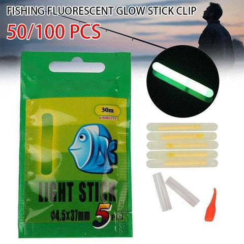 Chemical Light Fishing Glow Sticks for Rod Tips, Pack of 50 - view 2