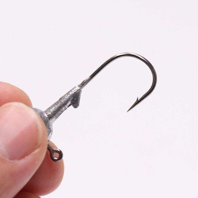 Chemically Sharpened Jig Head Hooks 20 Pack for Soft Bait Lures - 1.5G - view 8