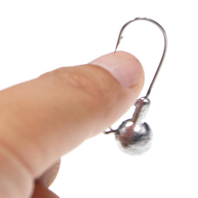 Chemically Sharpened Jig Head Hooks 20 Pack for Soft Bait Lures - 3.5G - view 12