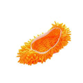 Chenille Mop Slippers Floor Cleaning Shoe Covers - Orange, 1 Pair
