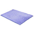 Chenille Non-Slip Bath Mat - 60 x 40 cm, Light Purple