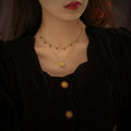 Chic Floral Pendant Necklace with Flower Design - Flower - view 5