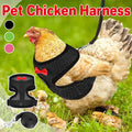 Chicken Harness and Leash Set, Adjustable Breathable Walking Vest for Poultry - Pink - view 2