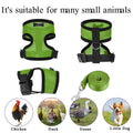 Chicken Harness and Leash Set, Adjustable Breathable Walking Vest for Poultry - Pink - view 5