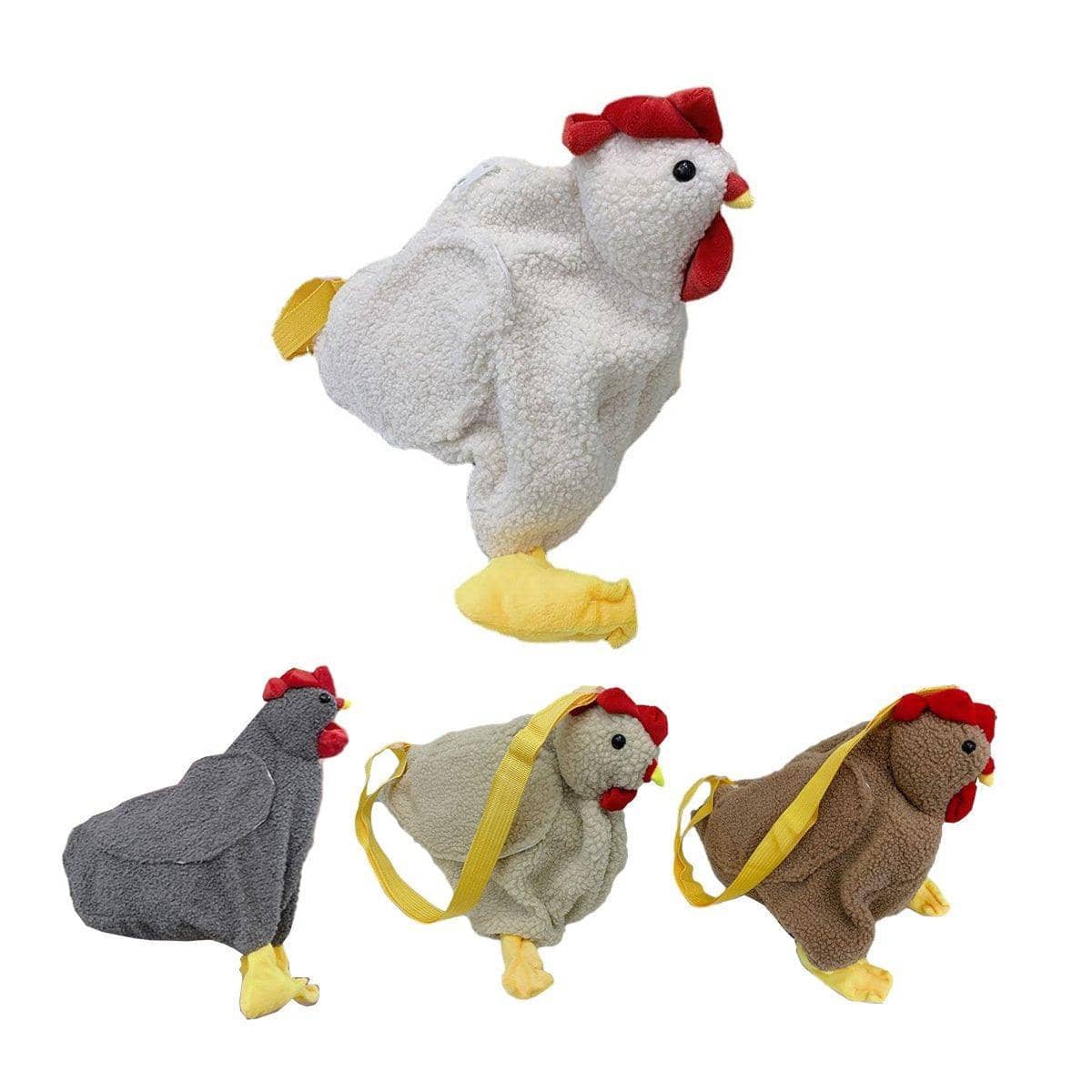 Chicken Plush Crossbody Shoulder Bag - Brown - view 3