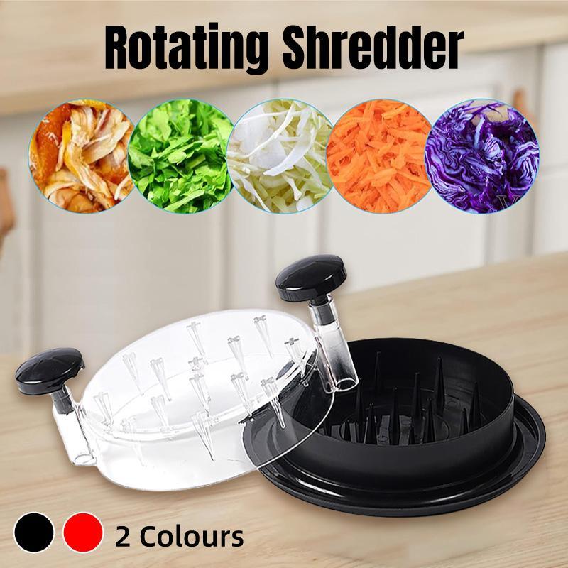 Chicken Shredder with Clear Cover, 18 x 14.5 x 7.8 cm - Red - view 2