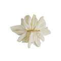 Chiffon Flower Hair Clip for Women - Beige