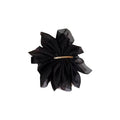 Chiffon Flower Hair Clip for Women - Black