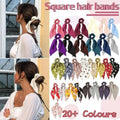 Chiffon Ponytail Scarf Bow Elastic Hair Tie Scrunchie - Colour 17 - view 2