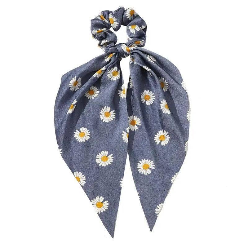 Chiffon Ponytail Scarf Bow Elastic Hair Tie Scrunchie - Colour 5
