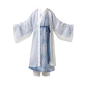 Children's Autumn Hanfu Set, Tang Style - Blue and White, Size 150 (Height 145-155 cm) - view 3