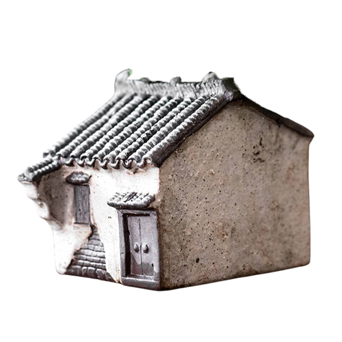 Chinese Style Ceramic Aquarium House Ornament - Annex
