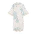 Chinese Style Cheongsam Dress with Inverted Big Sleeves - Size S (Bust 84 cm)