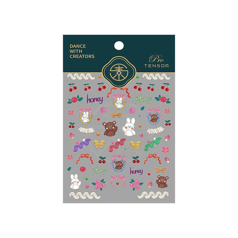 Chinese Style Floral Nail Stickers for DIY Nail Art - Model 991 - view 18