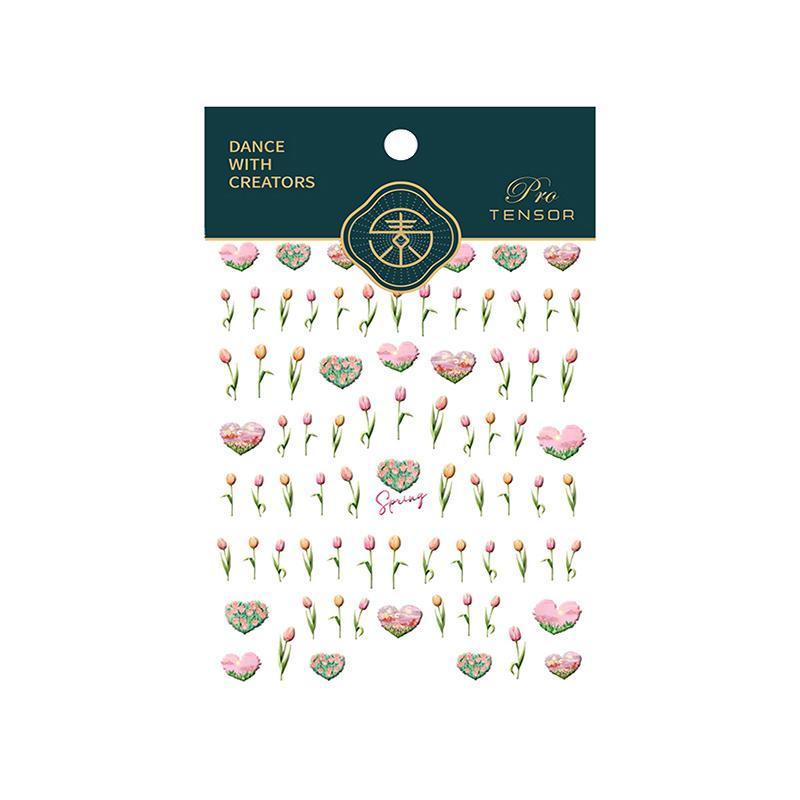 Chinese Style Floral Nail Stickers for DIY Nail Art - Model 991 - view 23