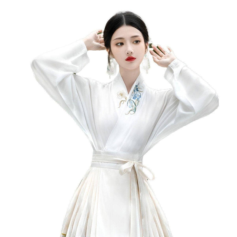 Chinese Style Hanfu Blouse for Girls - XL, Bust 98 cm, Length 56 cm