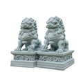 Chinese Style Small Stone Lion Decoration Home Desktop Decor Art Craft - 1 Pair - view 2