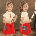 Chinese Style Waterproof Forehead Stickers - Red Lotus, Flame and Dot Designs - view 5