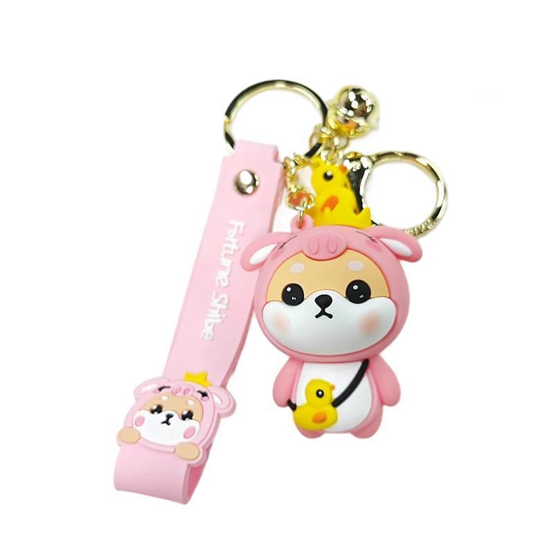 Chinese Zodiac Rubber Keychain - Pig