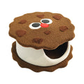 Chocolate Sandwich Biscuit Cat Nest, Soft and Warm for Small and Medium Cats - view 2