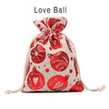 Christmas Cookie Candy Treat Gift Bags Pack of 10 - Love Ball