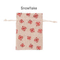 Christmas Cookie Candy Treat Gift Bags Pack of 10 - Snowflake