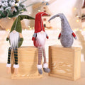 Christmas Faceless Gnome Doll Window Ornament, 50 x 10 cm - Grey - view 5