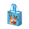 Christmas Non-Woven Gift Bags, Pack of 25 - Light Blue, Large (27 x 12 x 29 cm)