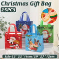 Christmas Non-Woven Gift Bags, Pack of 25 - Navy Blue, Small (22 x 11 x 23 cm) - view 2