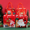 Christmas Non-Woven Gift Bags, Pack of 25 - Snowman, 23 x 22 x 11 cm - view 5