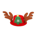 Christmas Pet Hat for Dogs and Cats - Christmas Tree with Brown Antlers