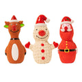 Christmas Reindeer Latex Squeaker Dog Toy - Brown - view 3