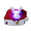 Christmas Santa Hat, Printed Polyester - Luminous Fawn, 37 x 29 cm