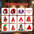 Christmas Santa Hat, Printed Polyester - Luminous Fawn, 37 x 29 cm - view 2