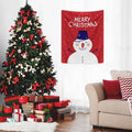 Christmas Snowman Hanging Cloth Wall Backdrop - Red, 100 x 70 cm - view 5
