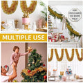 Christmas Tinsel Garland Strips - Gold, Pack of 10 - view 5