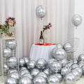 Chrome Metallic Latex Balloons 10 Inch (25 cm) - Green, Pack of 50 - view 4