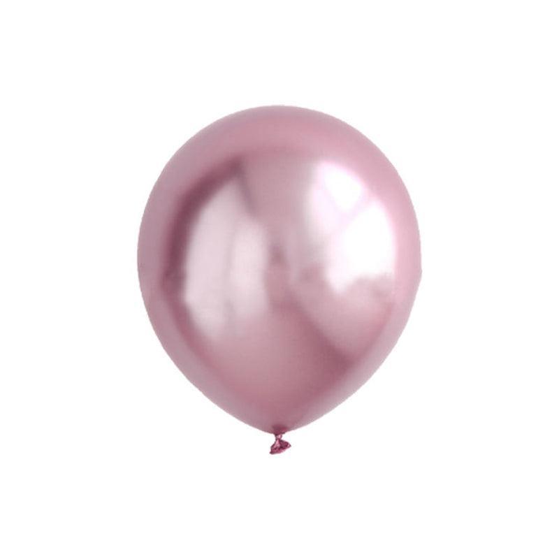 Chrome Metallic Latex Balloons 10 Inch (25 cm) - Light Purple, Pack of 50