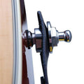 Chrome-Plated Guitar Strap Lock - Silver, Single - view 5