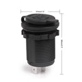 Cigarette Lighter Socket Power Outlet with Cover, 12V-24V - Pack of 2 - view 3