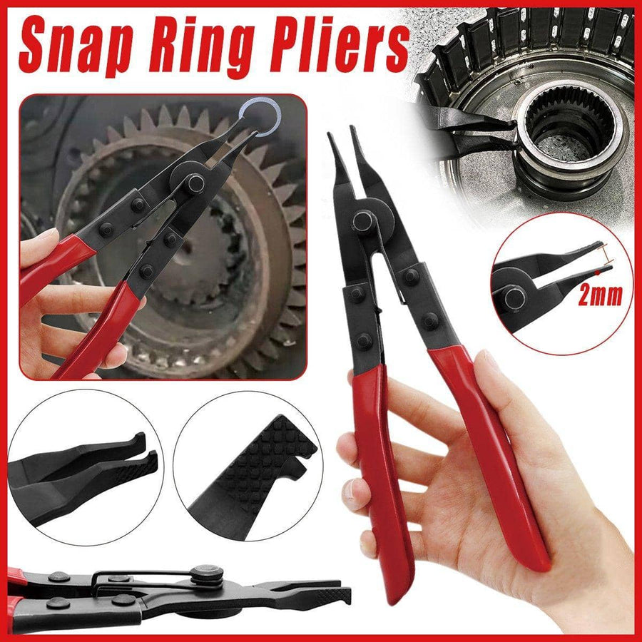 Circlip Spring Snap Ring Pliers, Flat Mouth Carbon Steel Retaining Ring Remover
