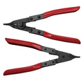 Circlip Spring Snap Ring Pliers, Flat Mouth Carbon Steel Retaining Ring Remover - view 2