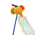 Circus Themed Cat Teaser Stick Toy - Long Nosed Elephant