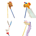 Circus Themed Cat Teaser Stick Toy - Long Nosed Elephant - view 3