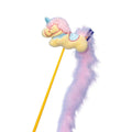 Circus Themed Cat Teaser Stick Toy - Unicorn