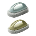 Cleaning Brushes Set 3 Piece Tile Kitchen Scrub Brushes with Sponge - Green - view 3