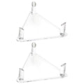 Clear Acrylic Ball Holder Stand for Basketballs, Soccer Balls and Volleyballs, Pack of 2 - view 2